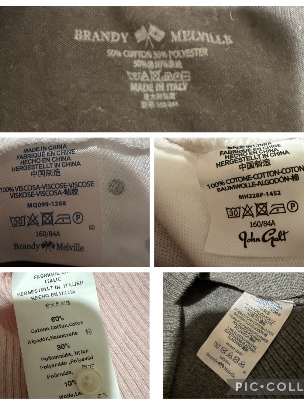 Brand New Authentic Brandy Melville Assorted 5 Pcs - Picture 14 of 14